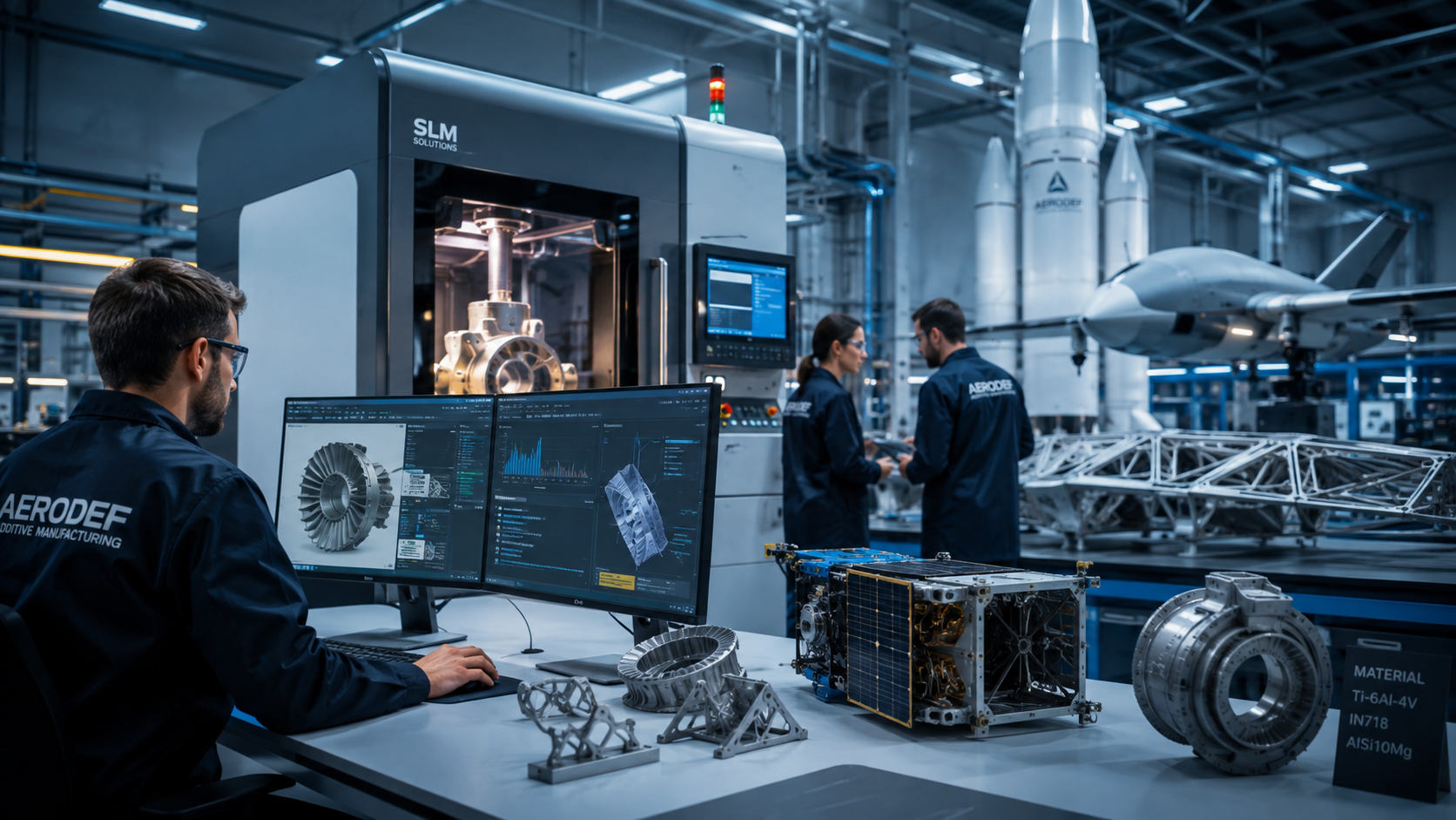 Manufatura aditiva para Defesa & Aeroespacial