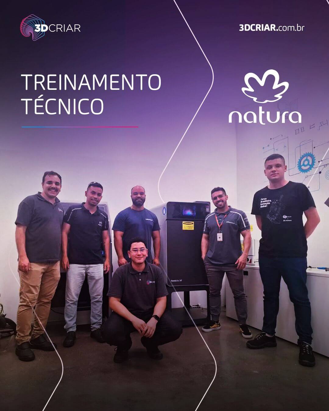 Treinamento técnica na Natura