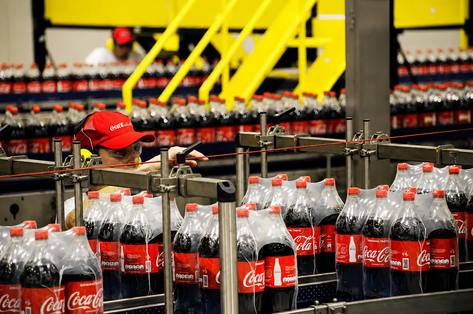 Linha de engarrafamento Solar BR Coca-Cola