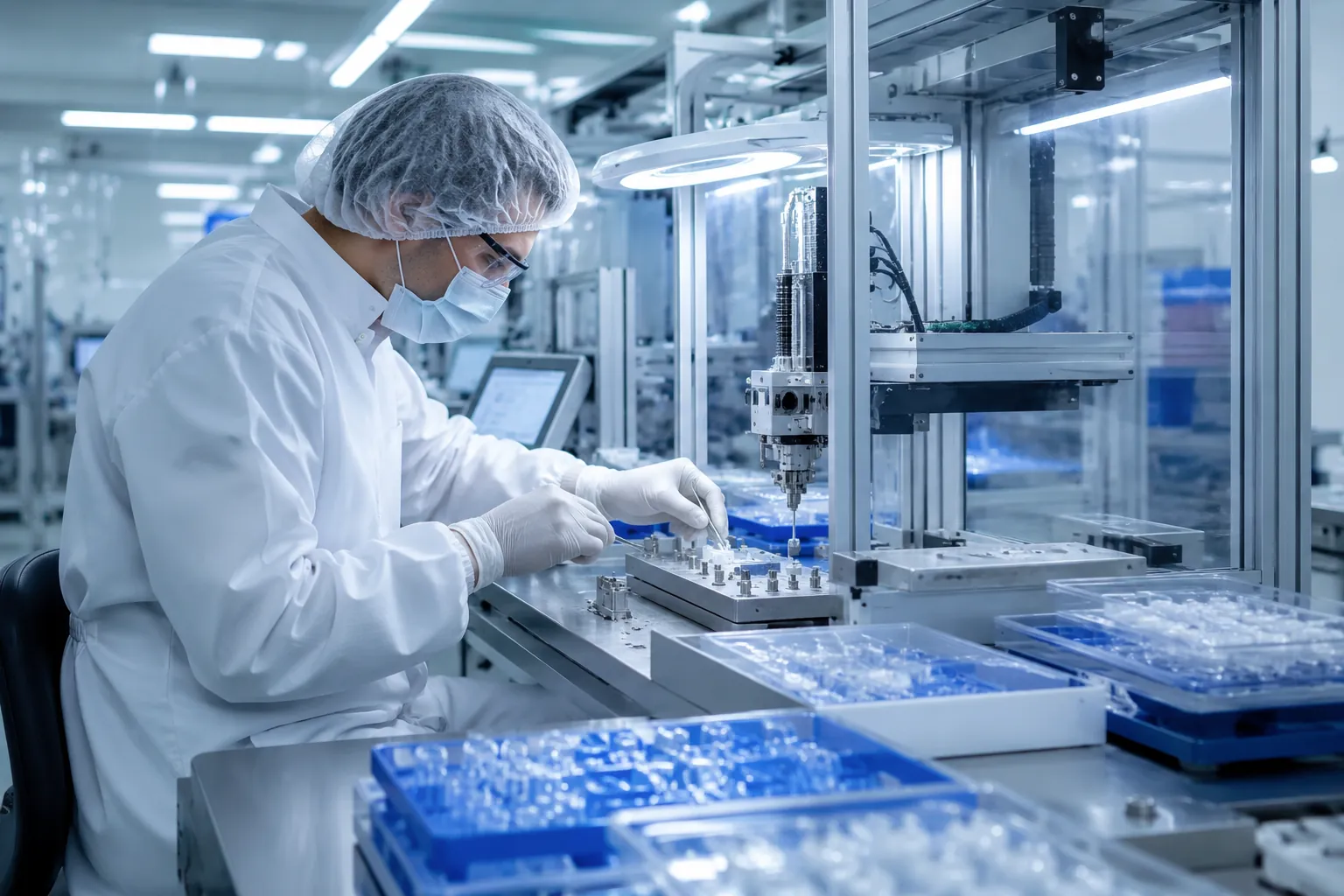 Produção de dispositivos médicos